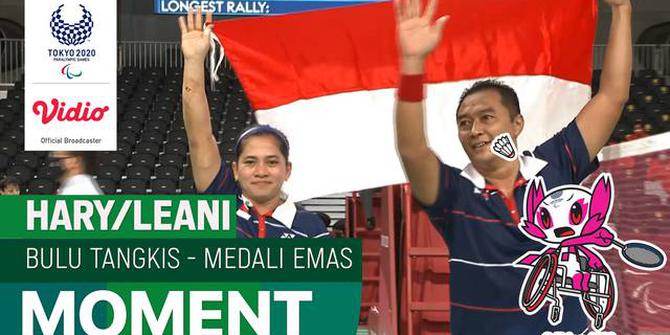 VIDEO: Membanggakan! Indonesia Kembali Meraih Medali Emas di Paralimpiade Tokyo 2020 Berkat Hary Susanto / Leani Ratri Oktila