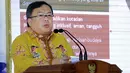 Menteri PPN / Kepala Bappenas Bambang Brodjonegoro memberikan sambutan pada acara Pemberian Sertifikat dari UNESCO Global Geopark di Kementerian PPN/Bappenas, Jakarta, Kamis (12/07). (Liputan6.com/HO/Bappenas)