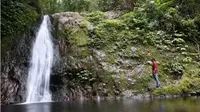 Air terjun Tiu Dua di Desa Batudulang, Kecamatan Batu Lanteh, Kabupaten Sumbawa, NTB. (KRJogja.com)