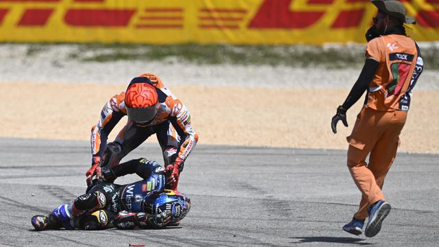 Foto: Diuntungkan Insiden Marc Marquez Tabrak Miguel Oliveira, Francesco Bagnaia Juara Seri Pembuka MotoGP 2023 di GP Portugal