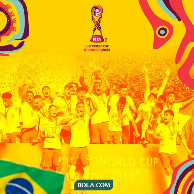Piala Dunia U-17 - Ilustrasi Brasil Juara Piala Dunia U-17 2019 Nuansa Piala Dunia U-17 2023