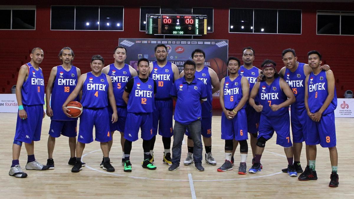 Tim Basket Emtek Tersandung di Semifinal IBBAMNAS 2019