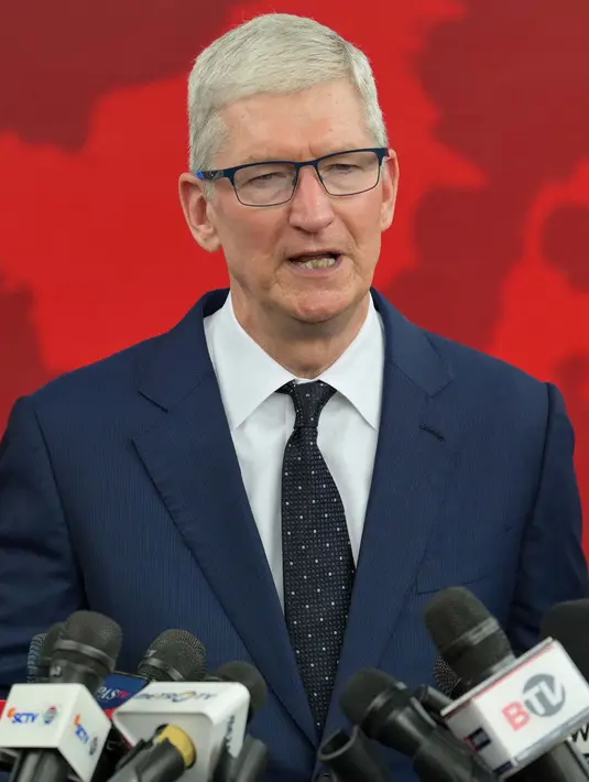 Menurutnya, Indonesia merupakan pasar yang cukup penting bagi Apple. (BAY ISMOYO/AFP)