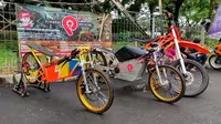 Motor balap listrik garapan PetrikBike. (Septian / Liputan6.com)