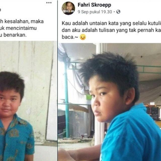 Kisah Pilu Di Balik Sosok Viral Fahri Skroepp Putus Sekolah Akibat Difitnah Hot Liputan6 Com