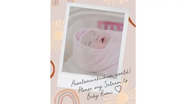 6 Potret Baby Rumi, Buah Hati Dian Pelangi yang Baru Lahir
