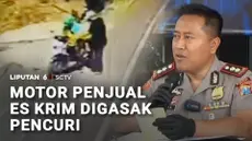Pencuri motor yang kerap menargetkan pedagang keliling dan pengemudi ojek lanjut usia, diringkus polisi. Sebelumnya aksi pelaku yang mencuri motor pedagang es krim, terekam CCTV.