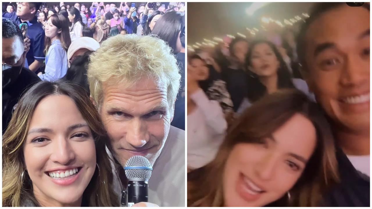 Nia Ramadhani nonton konser MLTR di Jakarta (Foto: Instagram @ramadhaniabakrie)