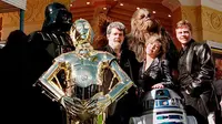 Para pemain klasik untuk film Star Wars Episode VII The Force Awakens.