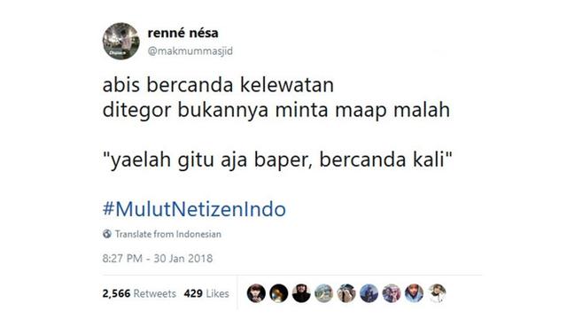 mulut netizen indo
