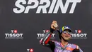 Hasil Sprint Race MotoGP Jerman 2024 memperlebar jarak Jorge Martin dari juara dunia Francesco Bagnaia. (Radek Mica/AFP)