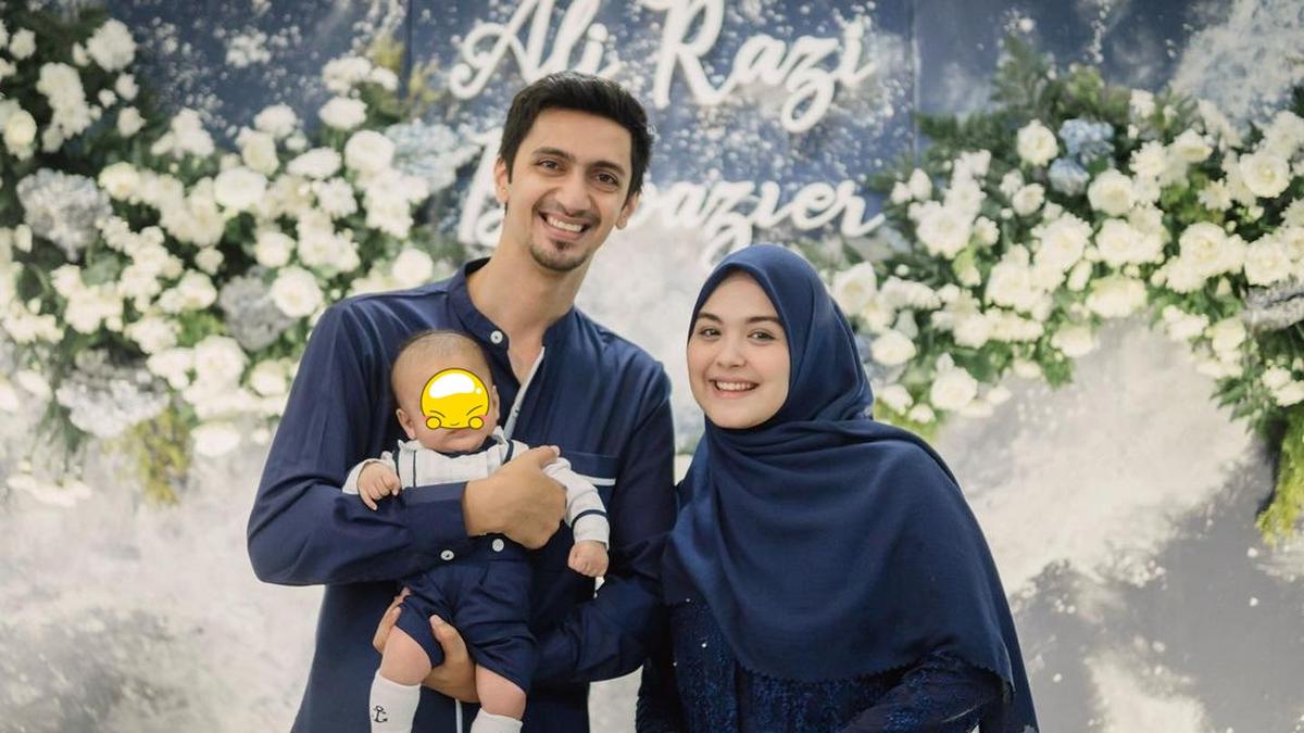 6 Momen Akikah Anak Vebby Palwinta dan Razi Bawazier, Berlangsung Khidmat