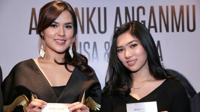 Raisa Dan Isyana Sarasvati Bersatu Lewat Anganku Anganmu Showbiz Liputan6 Com