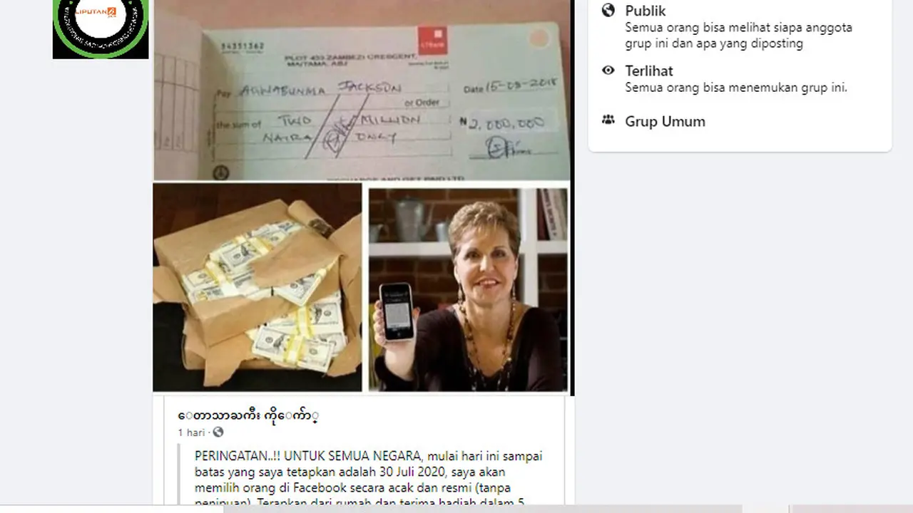 Penelusuran klaim penginjil Kristen Joyce Meyer Bagikan di Tengah Pandemi Covid-19