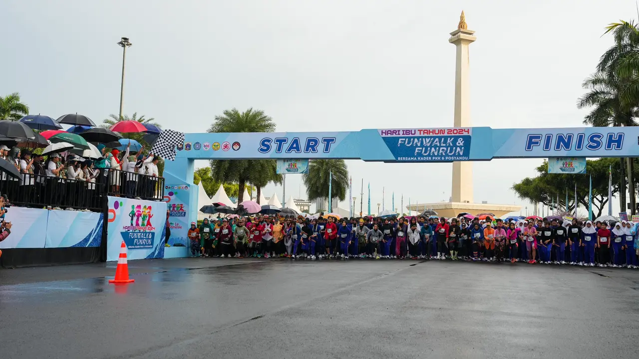 TP PKK Pusat Gelar Fun Run dan Fun Walk dalam Rangka Memperingati Hari Ibu 2024