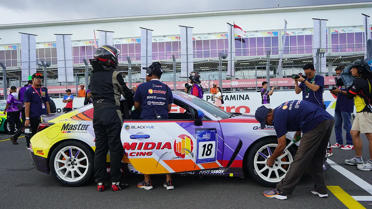 Cara Preston Dukung Drifter Muda di Mandalika Festival of Speed 2025 (ist)