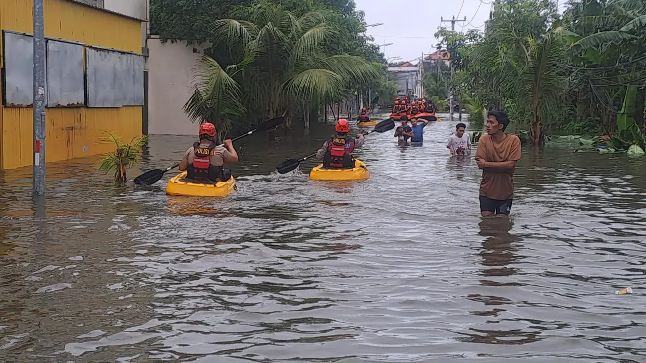 Banjir rendam kawasan Campuhan Bali