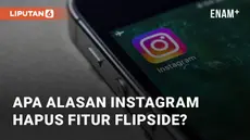Flipside merupakan fitur baru di Instagram yang mereplikasi pengalaman akun baru. Pengguna dapat mengunggah dan membagikan foto kepada orang pilihan