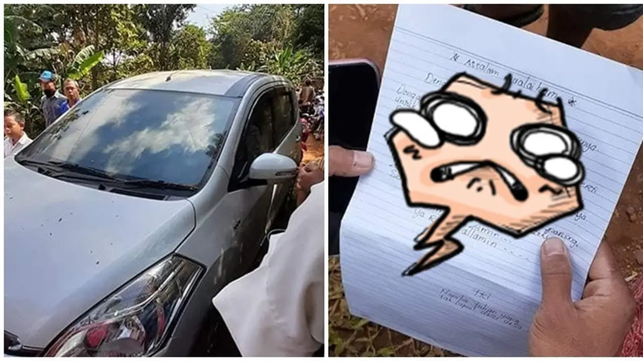 Kembalikan Mobil Curiannya, Maling Ini Tinggalkan Sepucuk Surat Permohonan Maaf