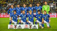 Ilustrasi Timnas Jepang. (AFP/Sascha Schuermann)