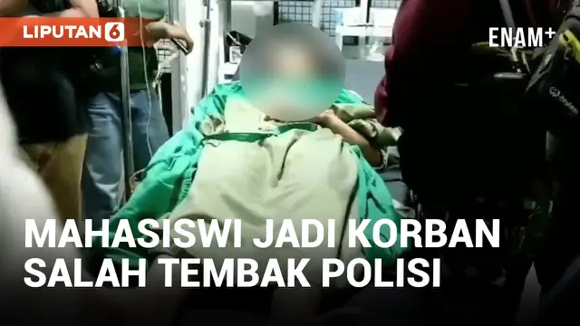 Kena Peluru Nyasar Polisi, Seorang Mahasiswi Dirawat Intensif