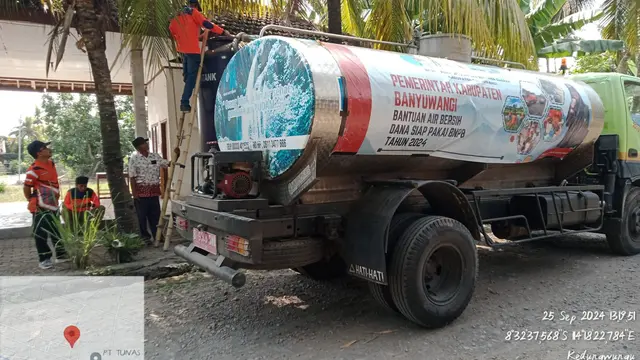 Pemkab Banyuwangi Terus Distribusikan Air Bersih untuk Antisipasi Kekeringan