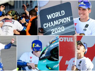 Perasaan campur aduk mewarnai pembalap Suzuki Esctar, Joan Mir, usai dipastikan menjadi jawara MotoGP 2020. Gelar ini menjadi yang pertama diraih Joan Mir di MotoGP.