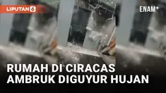 Diguyur Hujan Deras, Rumah Permanen di Ciracas Ambruk