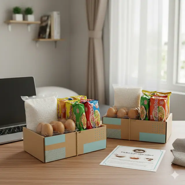 Ide Jualan Paket Sembako Mini (Foto: Gemini AI)