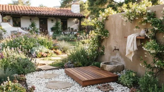 Model Tempat Wudhu Outdoor yang Sederhana tapi Nyaman