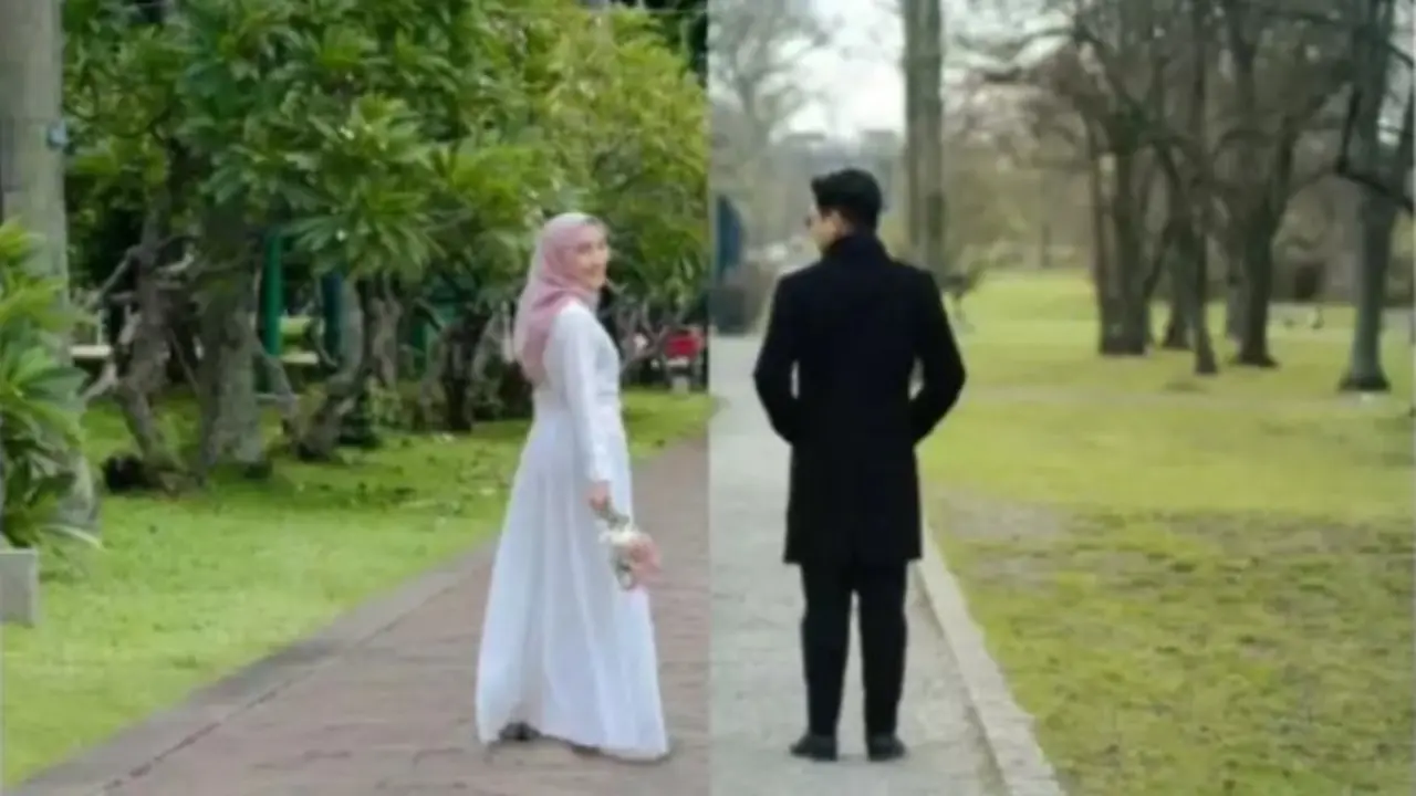 Konsep Prewedding Unik Pasangan LDR, Dipotret Terpisah tapi Hasilnya Bikin Warganet Teroukau dan Terinspirasi.