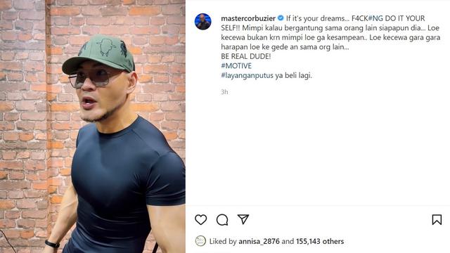 Deddy Corbuzier - Layangan Putus (Foto: Instagram/@mastercorbuzier)