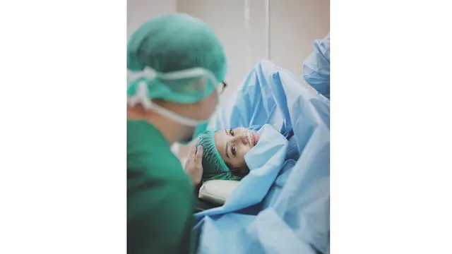 Tya Ariestya melahirkan (Sumber: Instagram//tya_ariestya)
