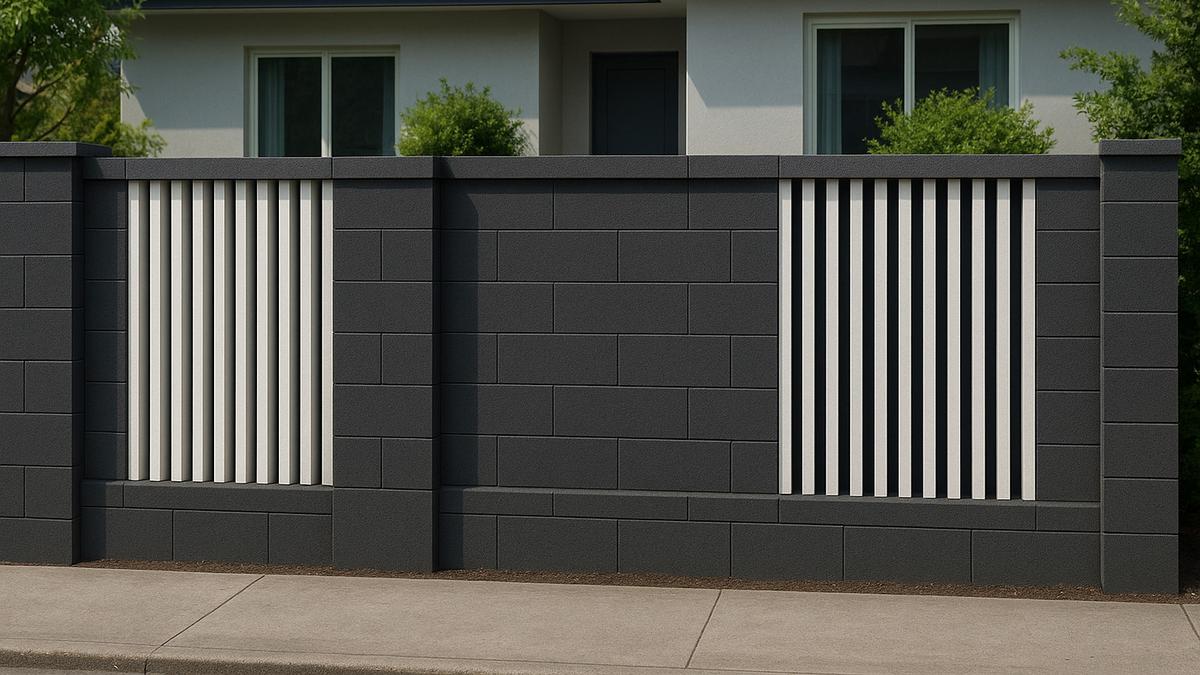 8 Model Pagar Tembok Kombinasi Batako dan Roster, Cantik untuk Hunian Sederhana