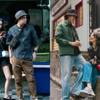 Intip OOTD coffee date Alyssa Daguise-Al Ghazali dan Vidi Aldiano-Sheila Dara Aisha (@alyssadaguise @vidialdiano)