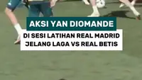 Aksi impresif Yan Diomande di sesi latihan Real Madrid jelang laga lawan Real Betis