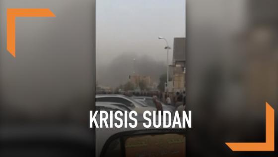 VIDEO: Pasukan Keamanan Tembaki Pemrotes di Sudan, 30 Tewas