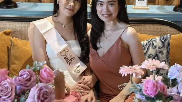 Chen Giovani, Calon Menantu Hotman Paris saat Pesta Lajang