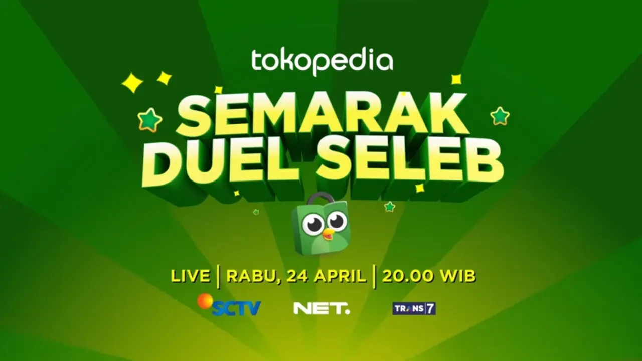 Semarak Duel Seleb Tokopedia
