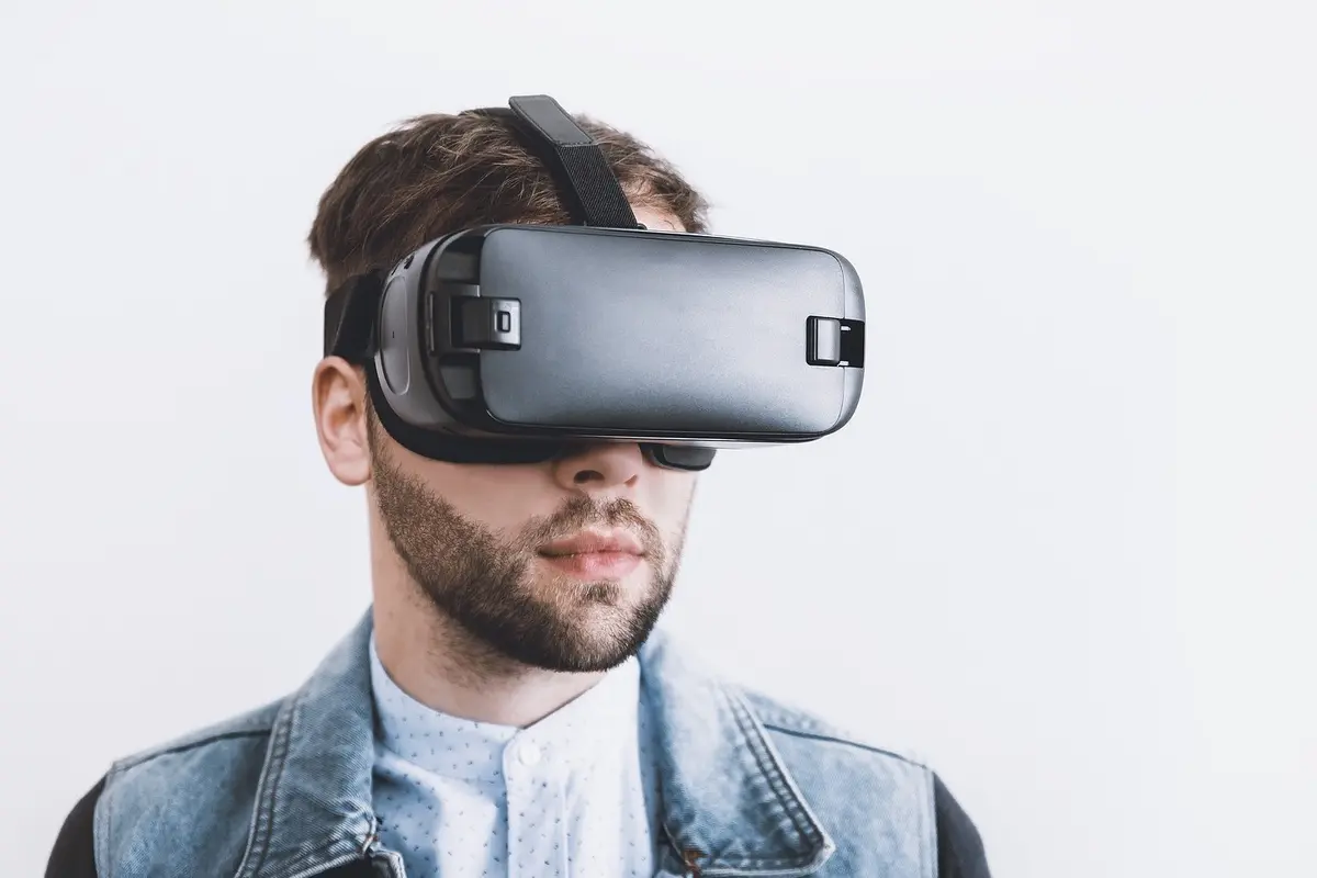 Ilustrasi VR, Virtual Reality, VR Headset, Virtual Reality Headset