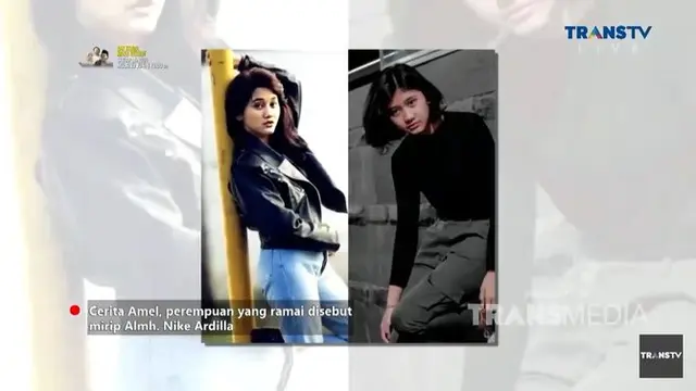 Amel, wanita yang disebut mirip Nike Ardilla