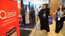 Suasana pameran pada ivent Mekari, Jakarta, Kamis (25/4). Bank Mandiri berharap dapat memperkuat kapasitas UKM dalam mengembangkan bisnis melalui pemanfaatan teknologi digital, khususnya digital banking yang bisa memberikan kemudahan transaksi dan efisiensi usaha. (Liputan6.com/Angga Yuniar)