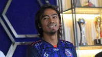 Bek sayap anyar Arema FC, Andik Rendika Rama. (Bola.com/Iwan Setiawan)