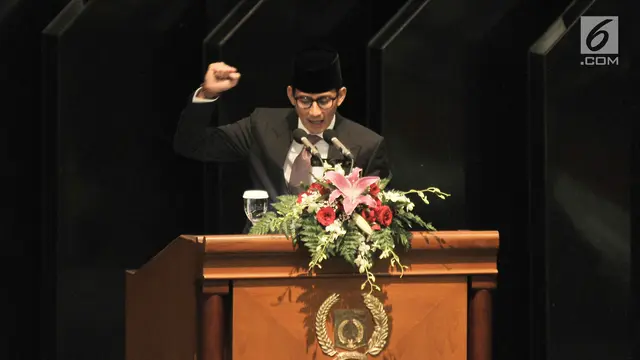 Sandiaga Uno Mengundurkan Diri di Hadapan DPRD DKI Jakarta