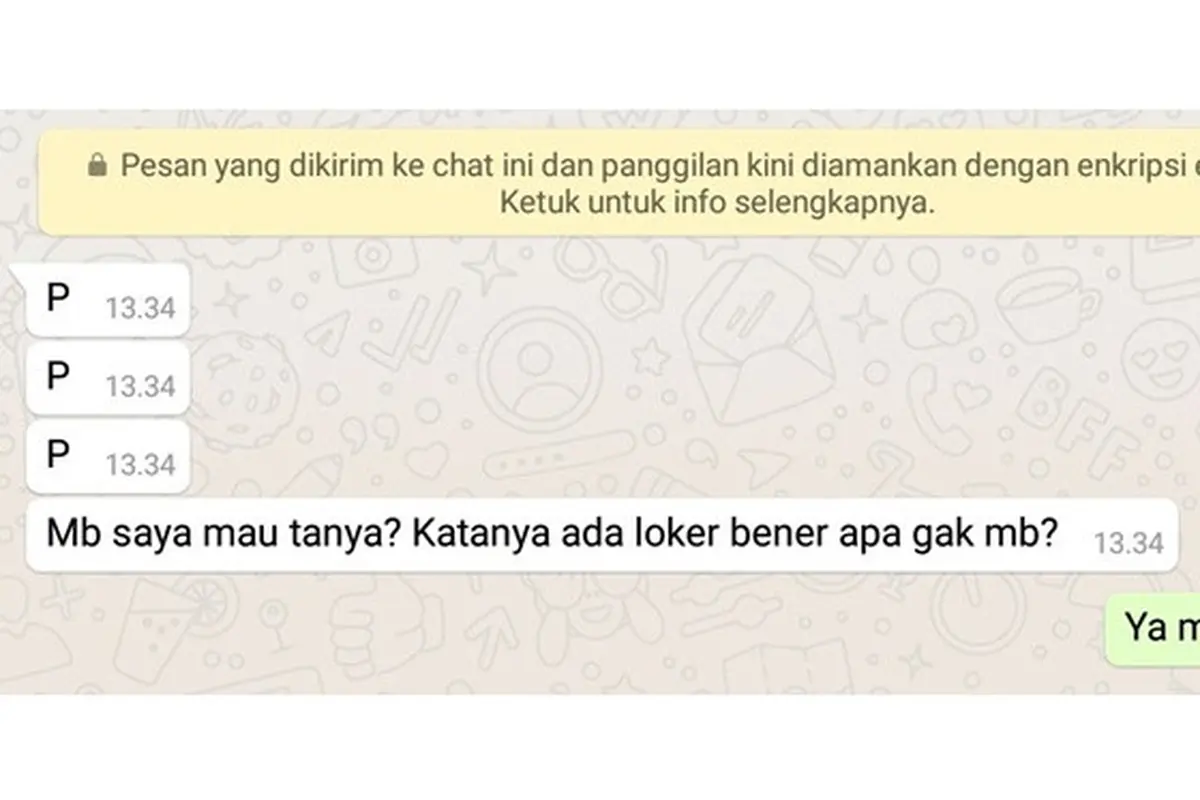 7 Chat Orang Cari Kerja Ini Bikin Emosi
