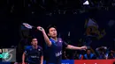 M Ahsan/Hendra Setiawan saat laga melawan OR Cchin Chung/Tang Chun Man (Hongkong) di BCA Indonesia Open 2016, Istora Senayan Jakarta, Rabu (1/6/2016). Ahsan/Hendra unggul 23-21, 25-23. (Liputan6.com/Helmi Fithriansyah)