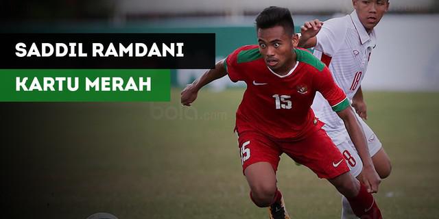 VIDEO: 30 Detik Bermain, Saddil Ramdani Terkena Kartu Merah