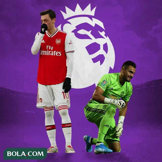 Premier League - Mesut Ozil dan Sergio Romero