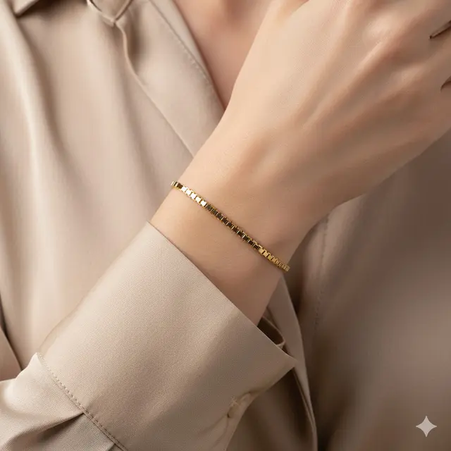 8 Model Gelang Emas 1 Gram 18K Terbaru 2025 yang Simple dan Cantik, Cocok untuk Gaya Sehari-hari