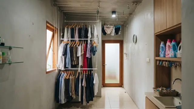 Desain Ruang Jemur Tertutup